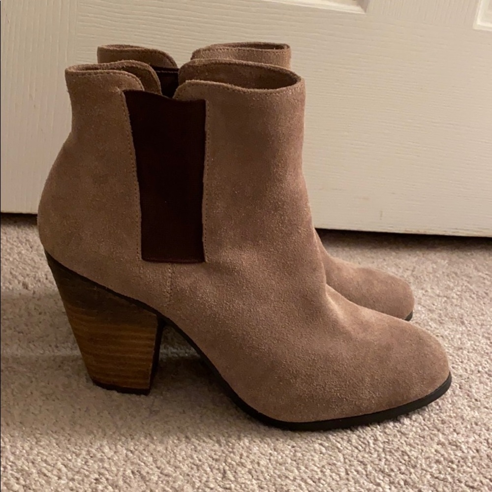 Sole Society Suede Booties